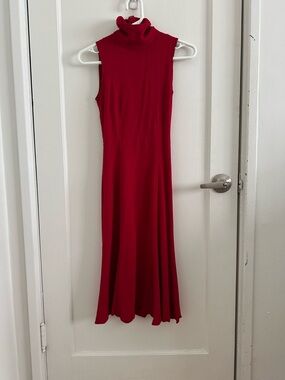 Reformation Red Sleeveless Maxi Dress